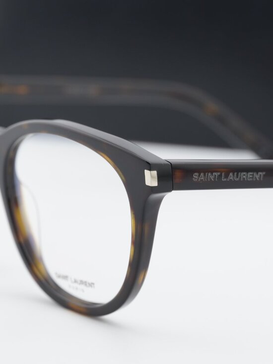 Saint Laurent SL471 002 Square Eyeglasses 53mm – Havana main image 4